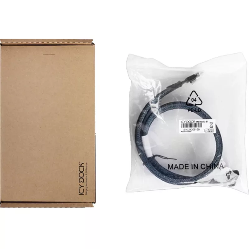 Cabo Serial Attached SCSI (SAS) Icy Dock MB410L-B 0,5 m preto