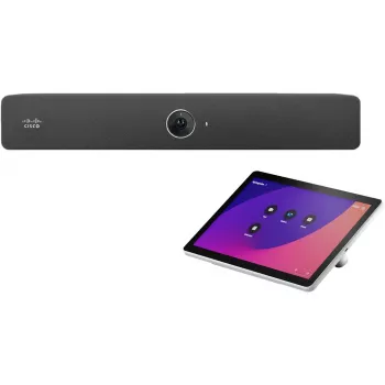 Carbon Cisco Webex Room Bar com suporte de mesa Navigator
