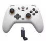 Comando gaming sem fios GameSir T4n Lite branco compatível com Bluetooth, sem fios, recarregável