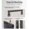 Suporte de parede fixo para TV WENTRONIC Goobay Ultraslim 70822 XL preto para ecrãs planos