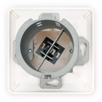 Tomada de parede de fibra ótica FTTH Digitus DN-93201 adaptador SC/LC 86x30x86mm