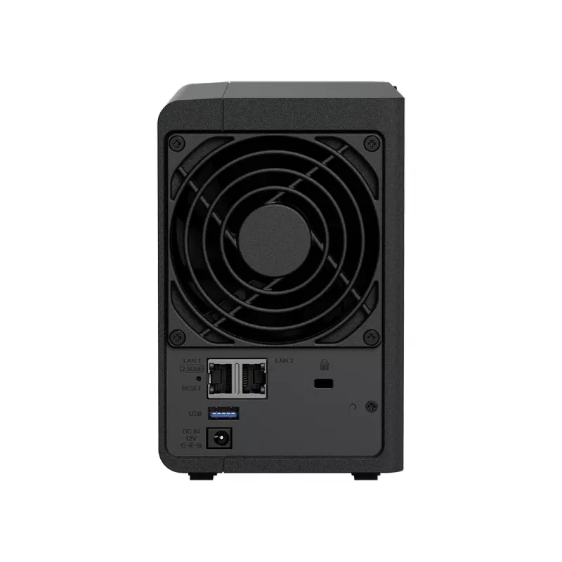 Synology DS225+ 2 Baías NAS Desktop Intel® Celeron® J4125 2 GB DDR4 Synology DSM Preto – apenas Synology HDD