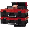 Einhell 4540019 E-Case S-F mala de sistema com espuma em grelha, resistente a salpicos, polipropileno, capacidade de carga 25 kg, preta/vermelha