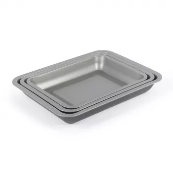 Conjunto de assadeiras Salter BW13675 3 peças antiaderente resistente ao forno