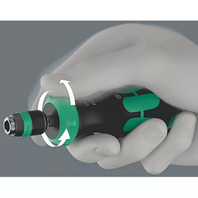 Suporte de bits Wera 838 RA-R L com catraca 1/4
