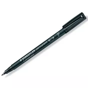 Marcador permanente ponta redonda Staedtler 318-9 preto 10 unid.