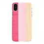 Capa para smartphone man and wood para iPhone X/XS — pink pie white