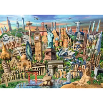 Puzzle Monumentos do Mundo (1000 peças)