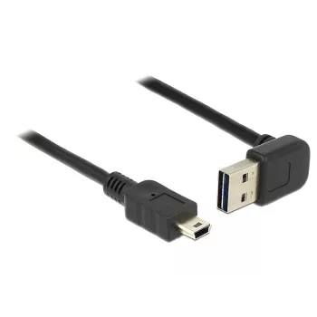 Cabo USB DeLOCK 1 m USB 2.0-A para Mini-USB B preto