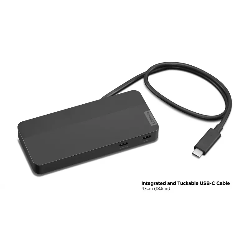 Lenovo 40B90100EU Docking station/replicador de portas para portátil com fios USB 3.2 Gen 1 (3.1 Gen 1) Type-C preto