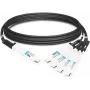 Cabo de fibra ótica/InfiniBand Nvidia MCP7Y50-N003 3 m OSFP 4xOSFP preto
