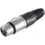 Microfone ShiverPeaks S/CONN maximum connectivity conector fêmea XLR preto 55022-S