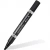 Marcador permanente Staedtler Lumocolor permanent duo 348 B preto 1 unid.