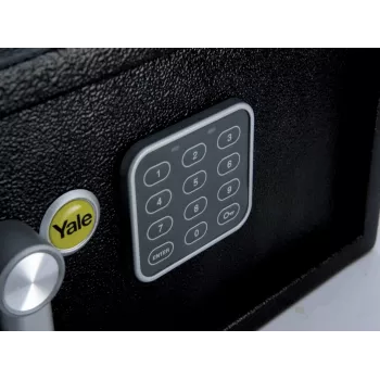 Cofre autónomo Yale YLV/200/DB2 aço preto 24L fechadura de combinação