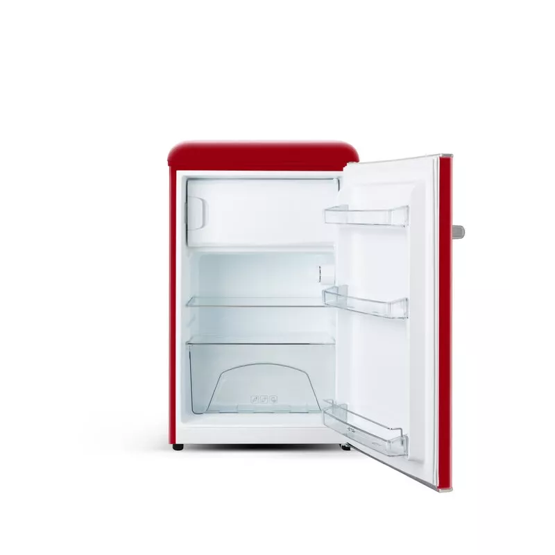 ETA | Frigorífico | ETA253690030E | Classe de eficiência energética E | Aparelho vertical | Frigorífico sem congelador | Altura 90 cm | Capacidade líquida de refrigeração 92 L | Capacidade líquida de congelação 18 L | 38 dB | vermelho
