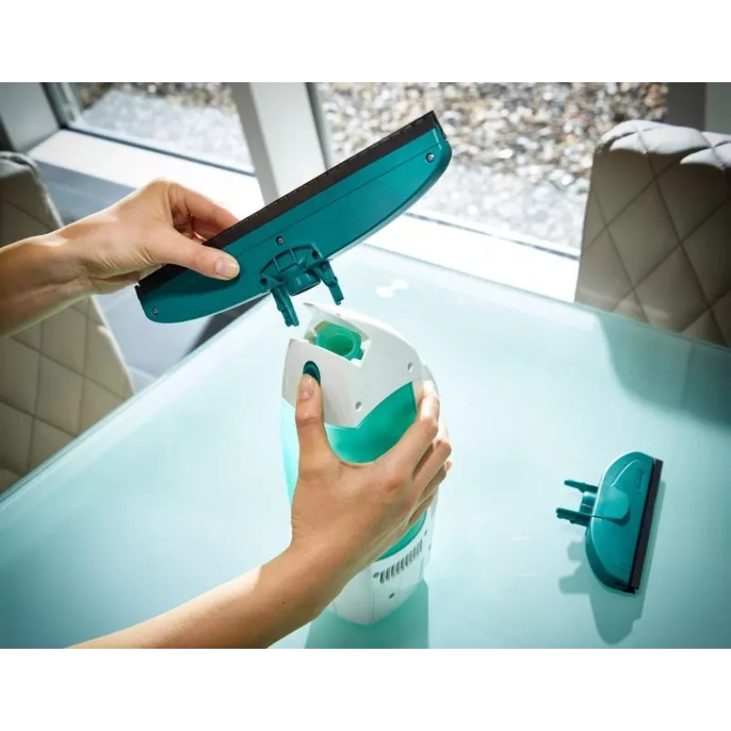 Aspirador de vidros Leifheit Glass Cleaner Dry&Clean com cabo e escova de limpeza 51003