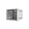 Lanberg WF10-2304-10S armário rack de parede de 10" 4U, 280×310 mm, porta de vidro, 20 kg, cinzento (RAL 7035)