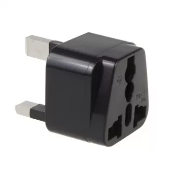 Adaptador de ficha do Reino Unido para a UE com segurança 13A