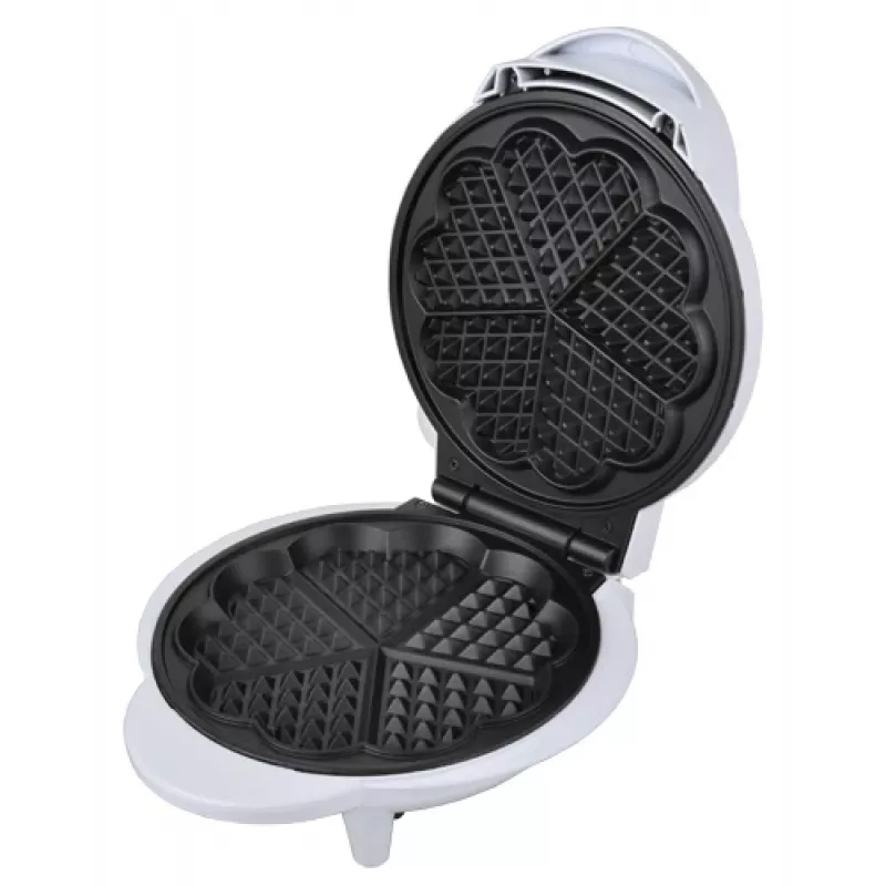 Camry | Máquina de waffles | CR 3022 | 1000 W | Número de bolos 5 | Em forma de coração | branco