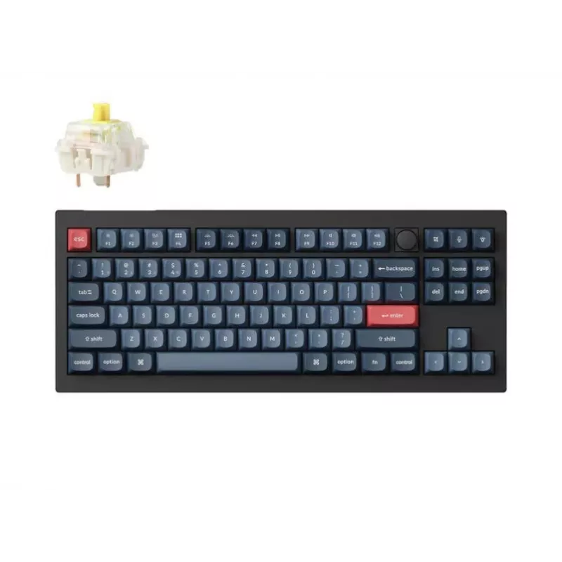 Teclado Wrl V3 Max RGB/CARBON preto V3M-D4 Keychron