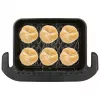 ProfiCook PC-FR 1313 H fritadeira de ar quente dupla, 10 L, 2400 W, preto/aço inoxidável