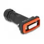 Conector fêmea D-Sub 15 pinos DeLOCK IP67 à prova de água preto/laranja