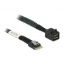 Cabo SAS DeLOCK 85081 0,5 m fino SAS SFF-8654 Mini SAS HD SFF-8643