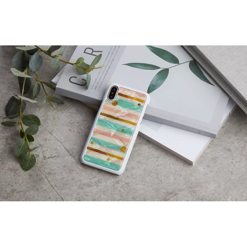 iKins Pop Mint capa para iPhone XS/X, branca