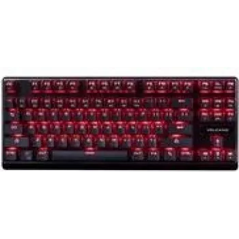 Teclado gaming com fios MODECOM VOLCANO LANPARTY — USB, layout inglês, preto