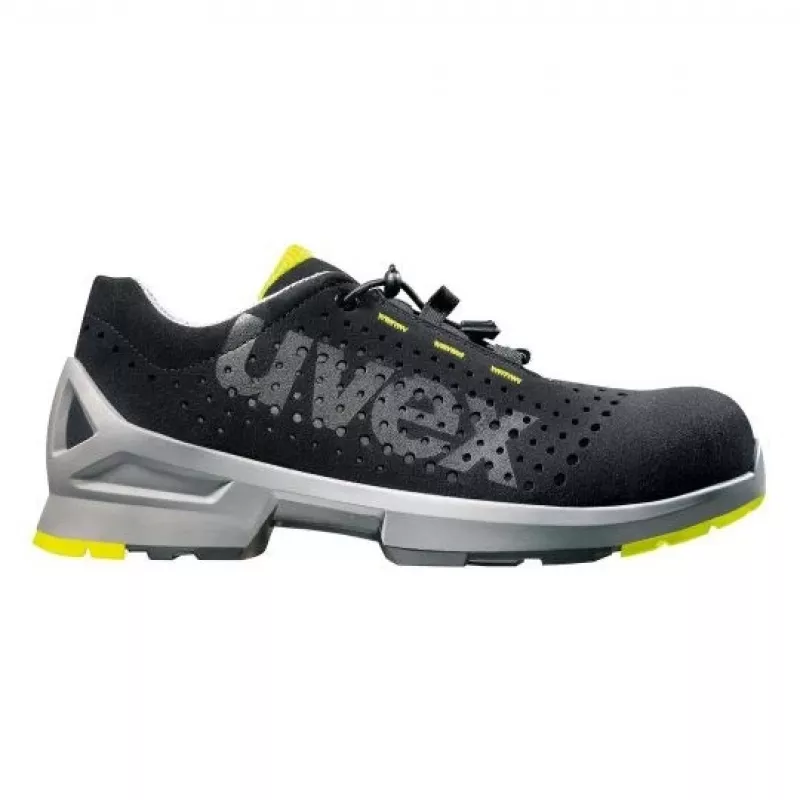 Sapatos de segurança Uvex 85438 unissexo adulto preto lima poliuretano microveludo