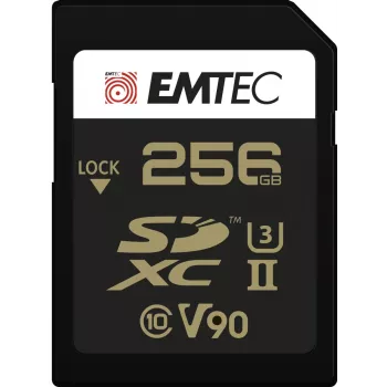 Cartão de memória Emtec 256 GB UHS-II SpeedIN Pro+