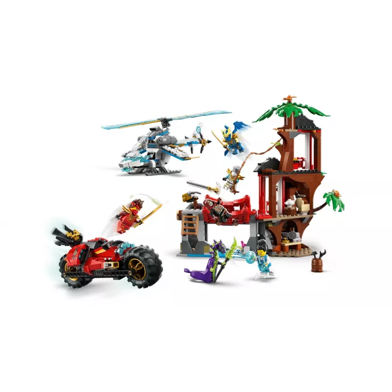 LEGO NINJAGO 71857 Batalha na casa na árvore do veículo ninja