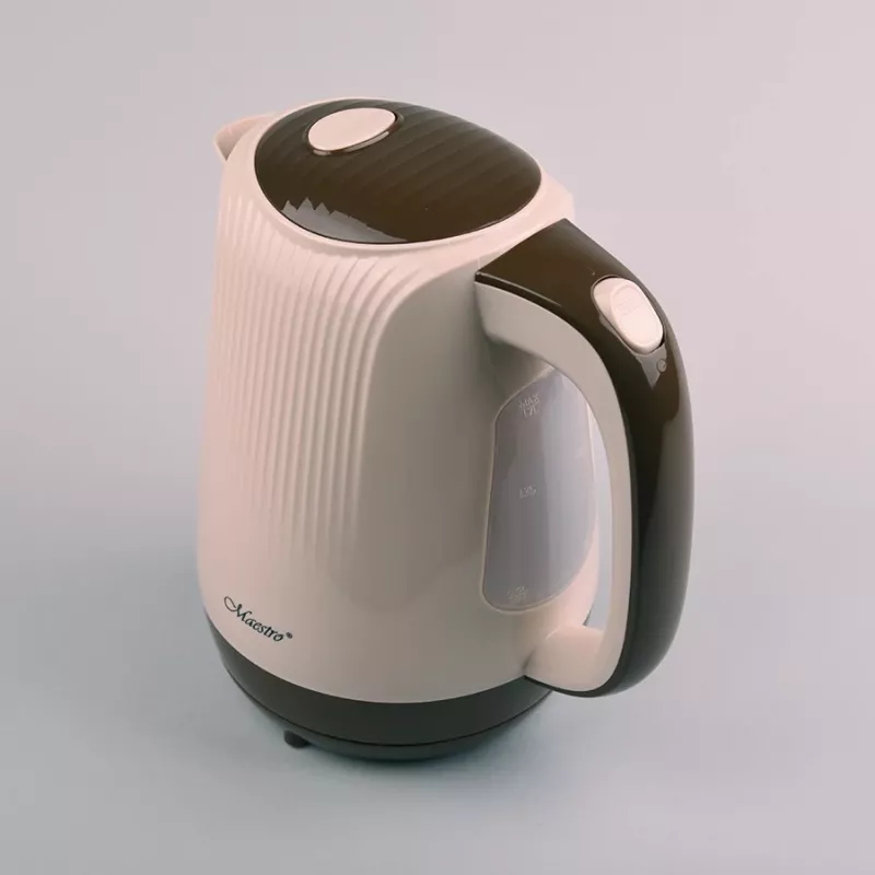 Feel-Maestro MR042 bege chaleira 1,7 L Bege, Castanho 2200 W