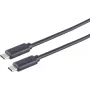 Cabo USB S/CONN 13-48016 USB 3.2 Gen 2x2 0,5 m USB-C branco