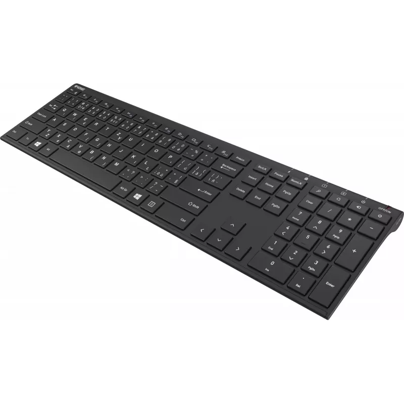 Teclado sem fios YENKEE YKB 2000 CSBK – design fino e compacto, ligação sem fios