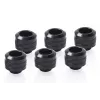 Kit de racores Alphacool 17475 — racores de latão, preto, Ø 22 mm, A 20 mm