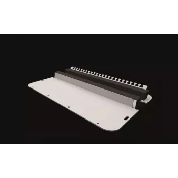 Placa de rack Rittal SZ 2567.450 aço cinzento-claro
