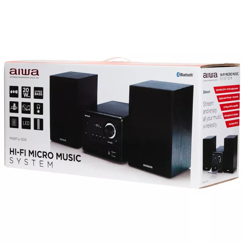 Micro sistema de música Hi-Fi MSBTU-300