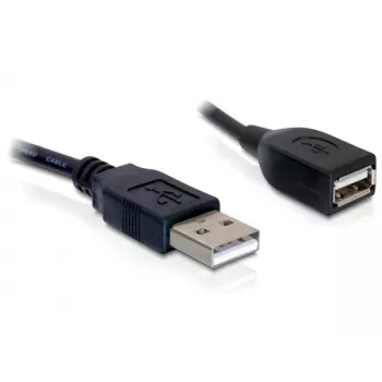 Cabo de extensão USB 2.0 DeLOCK 82457 0,15 m preto