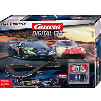 Pista Carrera DIGITAL 132 Full Throttle da CARRERA — slotcar digital escala 1:32