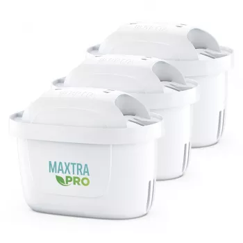 Cartucho de filtro de água BRITA Maxtra+ Pure Performance, tecnopolímero, capacidade de 150 L, 3 unid.
