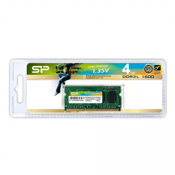 Memória RAM Silicon Power SODIMM DDR3 4GB (1x4GB) 1600MHz CL11 1.35V Low Voltage