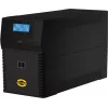 Fonte de alimentação ininterrupta ORVALDI ID2K0CH Line-Interactive 2 kVA / 1200 W, 24 V, baterias de 9 Ah, LCD, USB, compacto preto