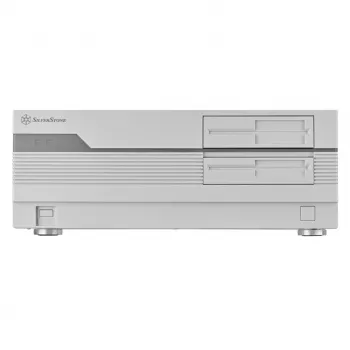 Caixa de computador Silverstone SST-FLP01W HTPC Branco