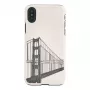 Capa para telemóvel man and wood para iPhone X/XS, design Handbrücken, preto