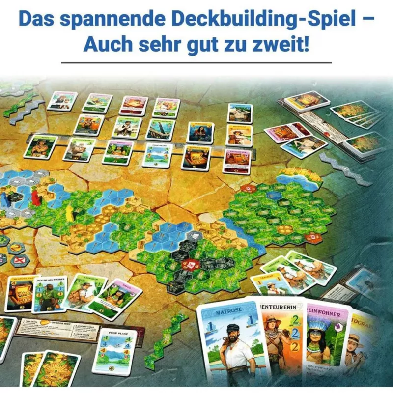 Ravensburger 27457 Corrida para El Dorado jogo de tabuleiro, nova edição