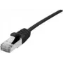 Cabo de rede Dexlan 1 m Cat6a S/FTP preto 858737