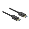 Delock - Cabo DisplayPort - DisplayPort (M) para DisplayPort (M) - DisplayPort 2.0 - 1,0 m - Suporta 10K 60 Hz (10.240 x 4320) - preto (80261)