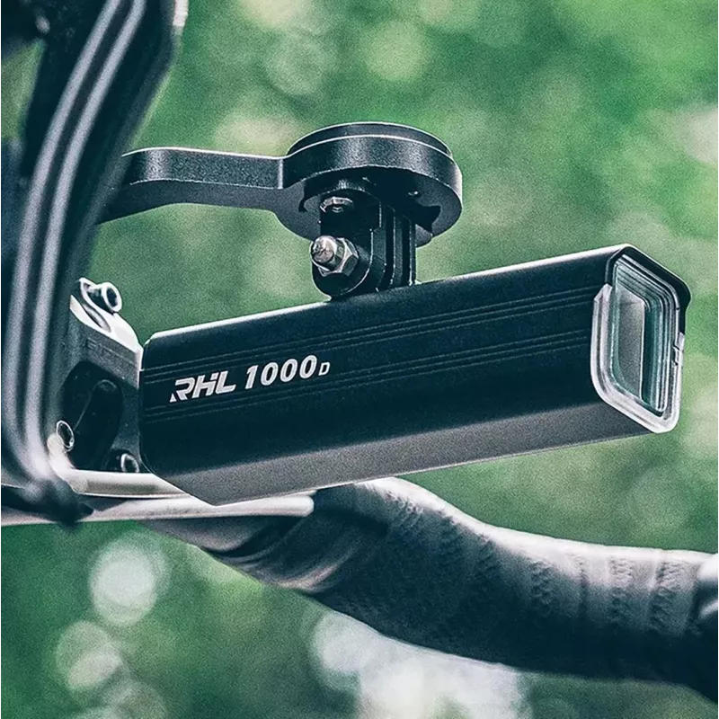 Rockbros RHL1500 luz dianteira para bicicleta, 1500 lm, 5000 mAh, IPX6, preto
