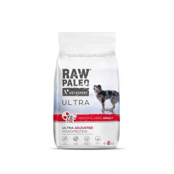 RAW PALEO Ultra Medium&Large Adult vaca - Comida seca para cães - 10 kg